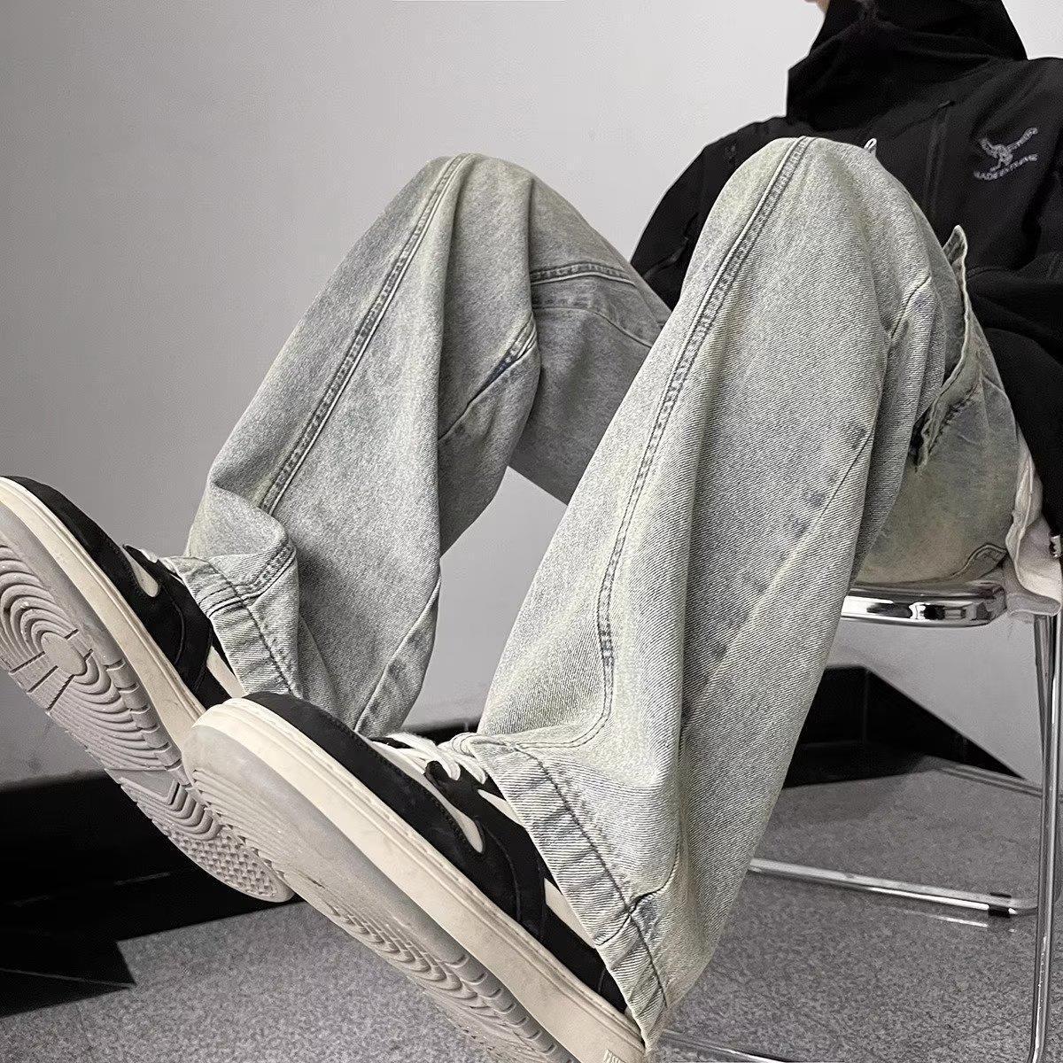 Ronald – Men's Loose Straight Denim Pants