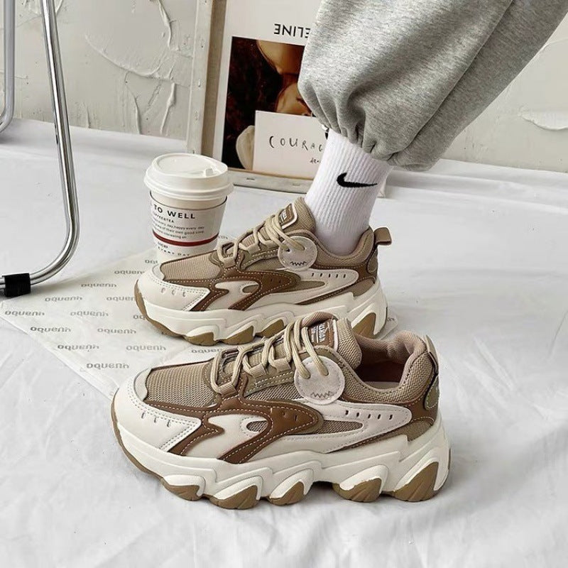 Caroline – Women's Colorblock Sneakers for Autumn and Winter