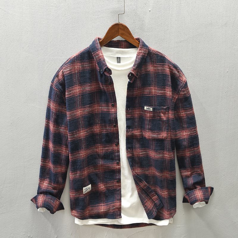 Kris – Casual Plaid Long-Sleeved Shirt