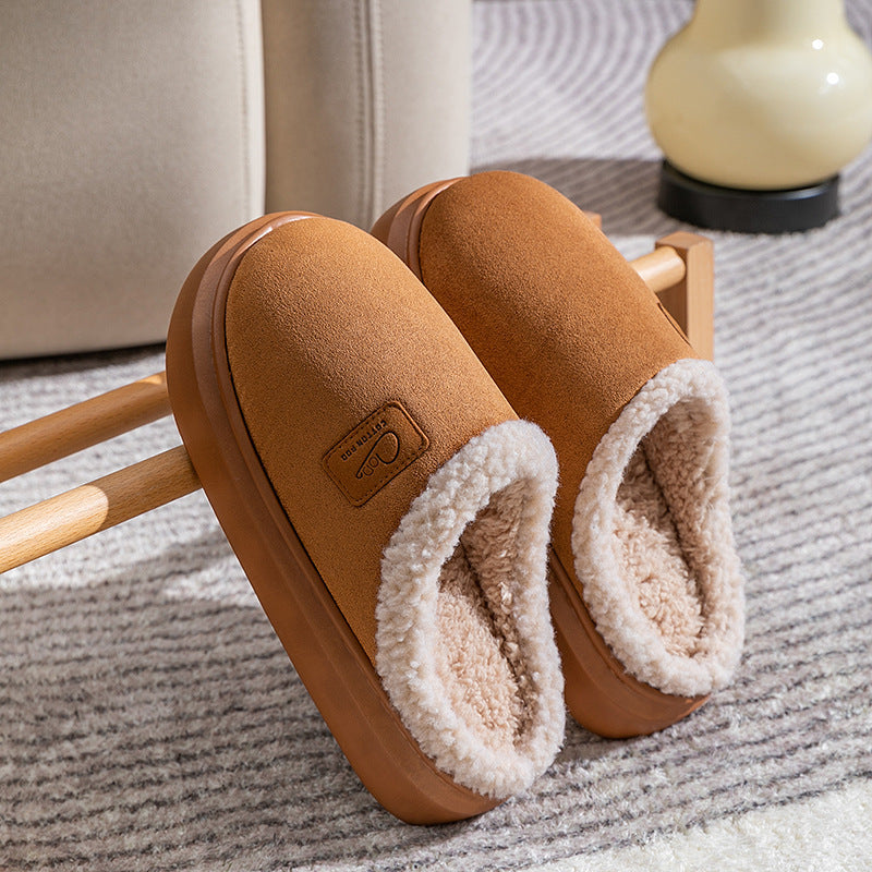 Shirley – Velvet Thermal Non-slip Vegan Suede Slippers