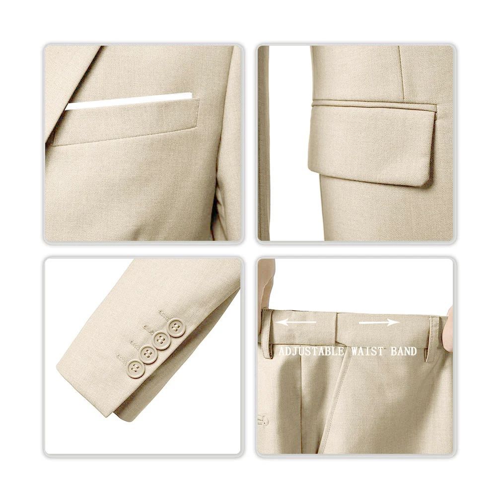 Elliott – Classic Men's Slim Fit 3-Piece Suit
