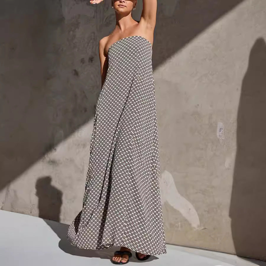Carol – Off-Shoulder Sleeveless Dress