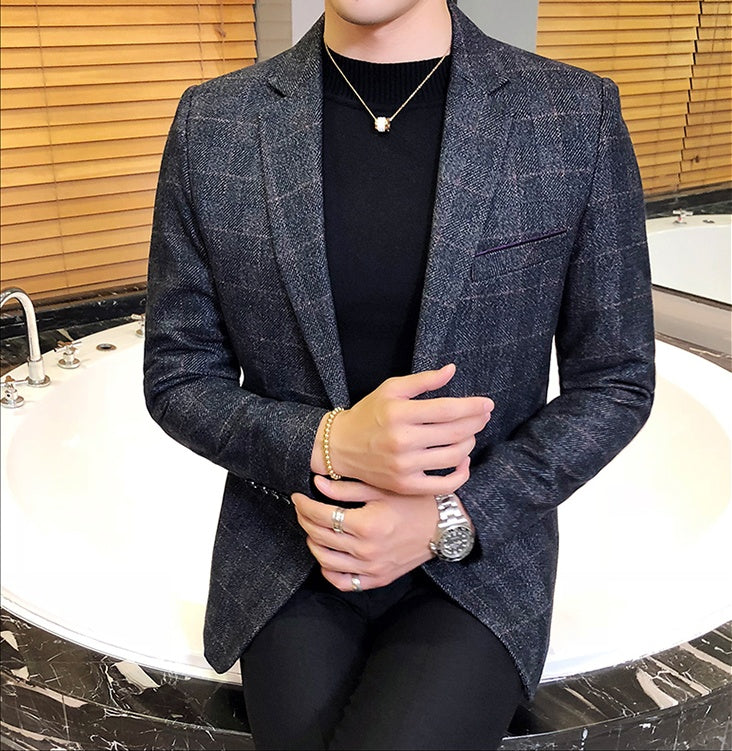 Wayne – Elegant Men's Single Suit