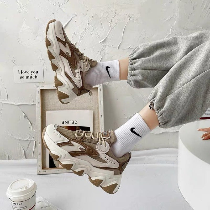 Caroline – Women's Colorblock Sneakers for Autumn and Winter