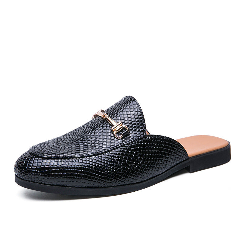 Frederick – Men's Vegan Leather Half Slippers