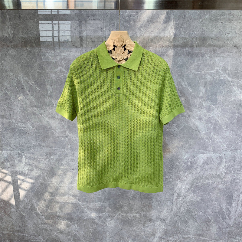 Geoff – High-end Knitted Short-sleeved Polo