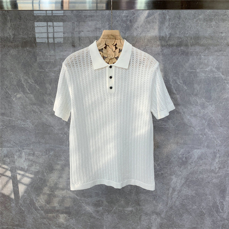 Geoff – High-end Knitted Short-sleeved Polo