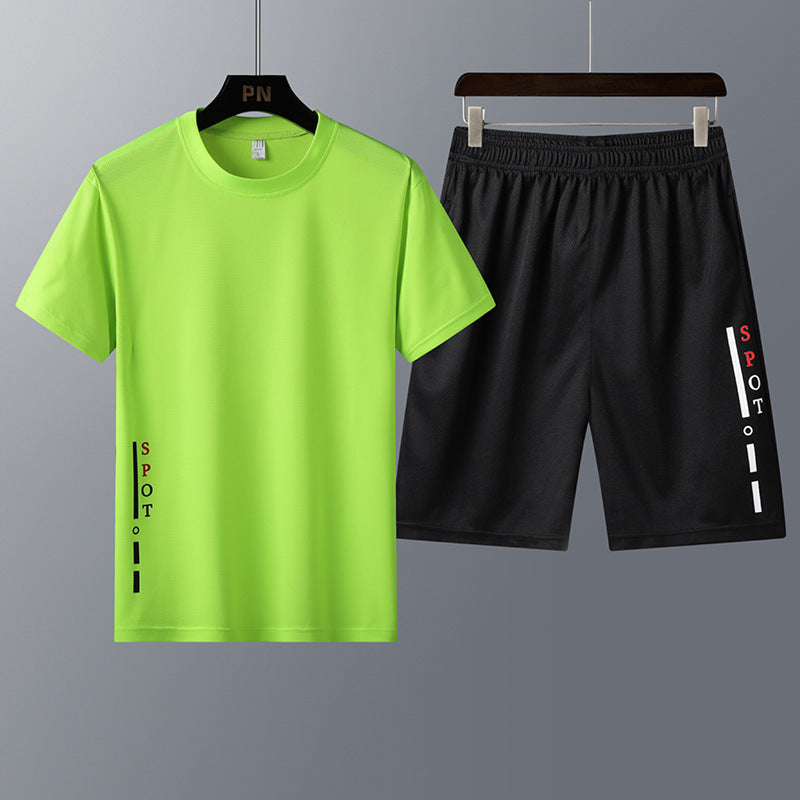 Ross – Men's Short-Sleeved T-Shirt Two-Piece Sportswear