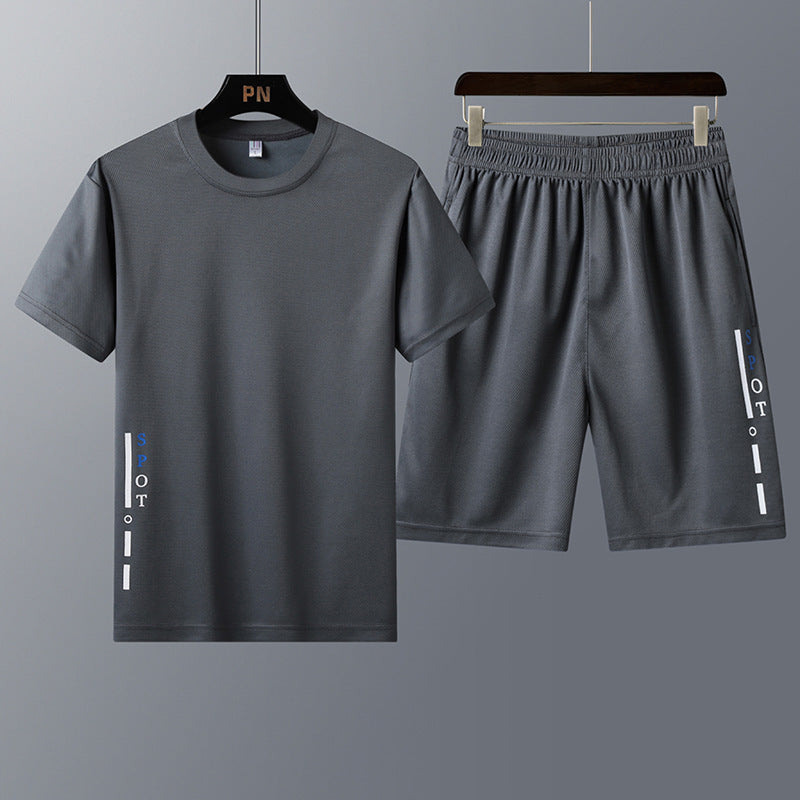 Ross – Men's Short-Sleeved T-Shirt Two-Piece Sportswear
