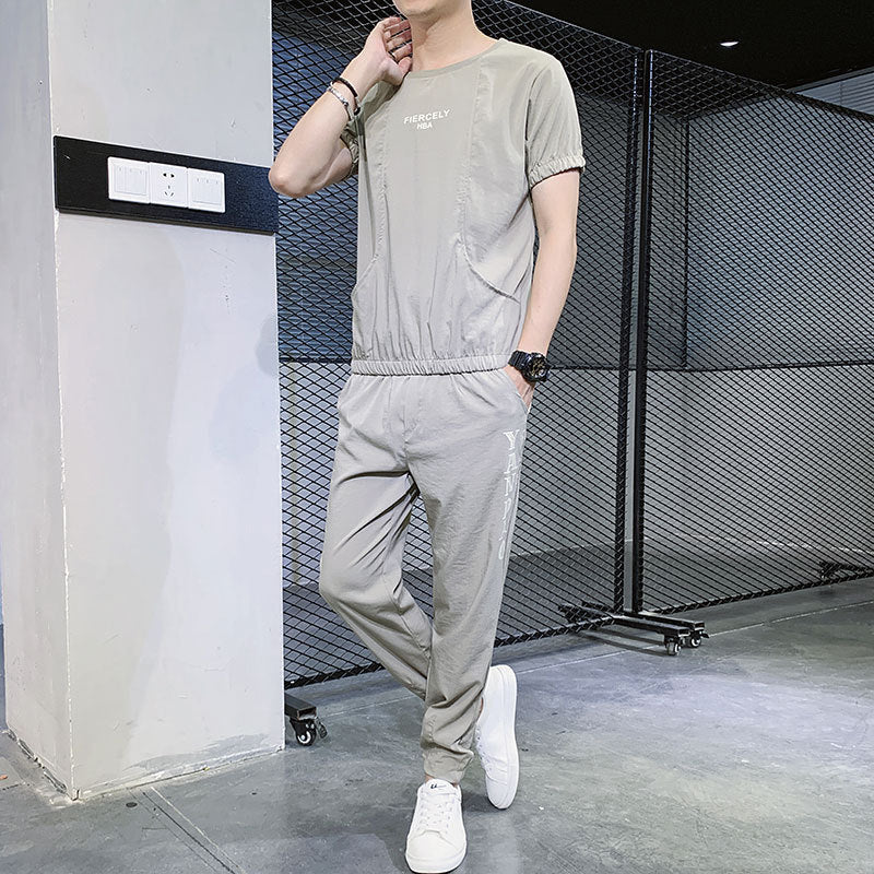 Steven – Ice Silk Short-Sleeved Sports T-shirt