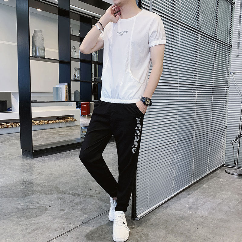 Steven – Ice Silk Short-Sleeved Sports T-shirt