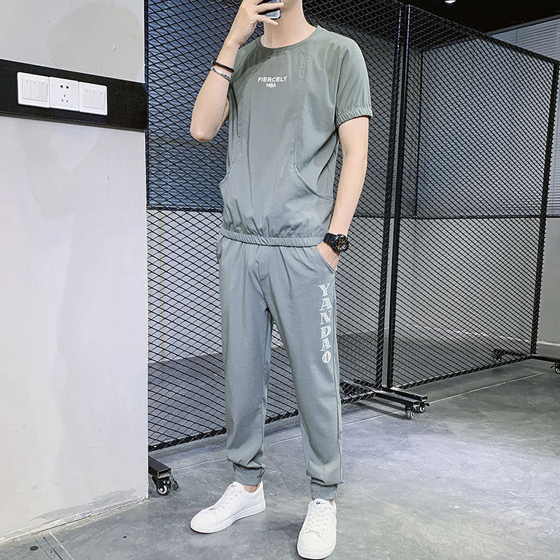 Steven – Ice Silk Short-Sleeved Sports T-shirt