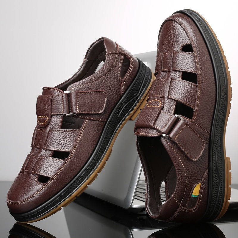 Roy – Breathable Vegan Leather Sandals for Men