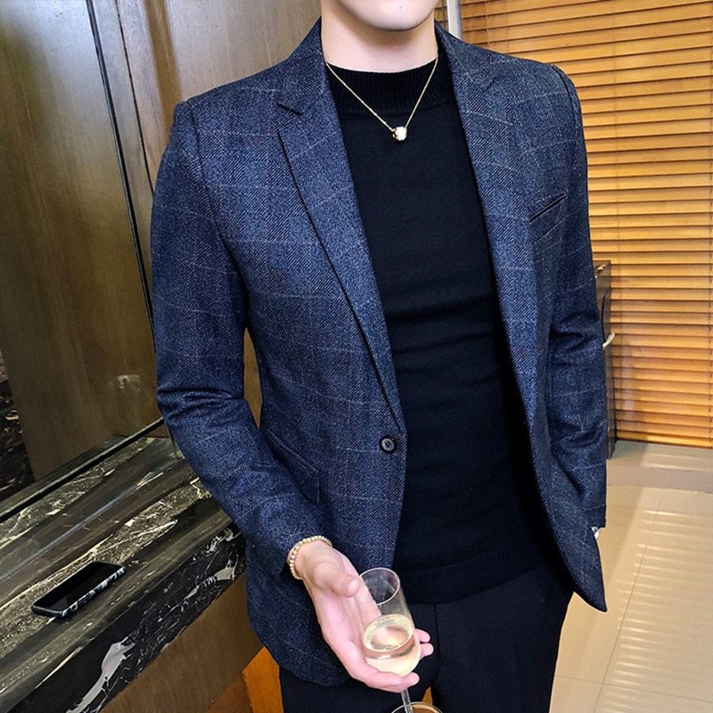 Wayne – Elegant Men's Single Suit