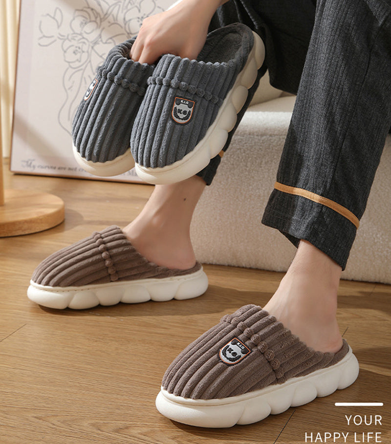 Rachael – Cozy Corduroy Vegan Slippers