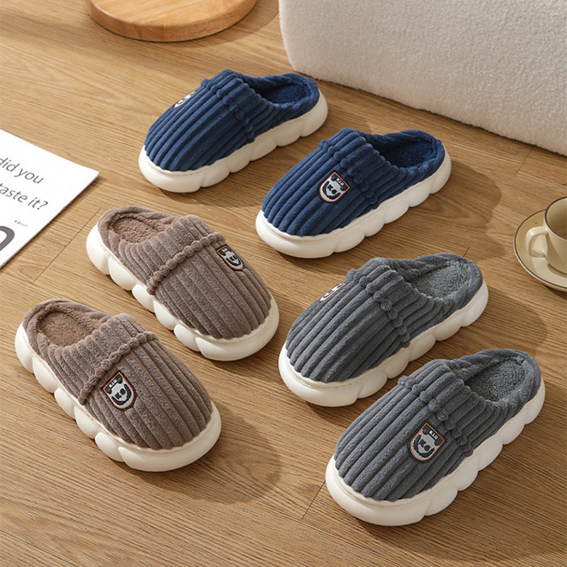 Rachael – Cozy Corduroy Vegan Slippers