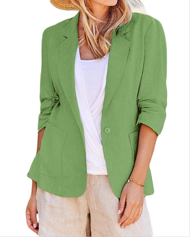 Ronald – Single-breasted Suit with Solid Color