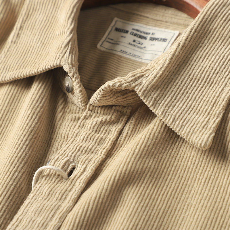 Lewis – Retro Corduroy Casual Shirt