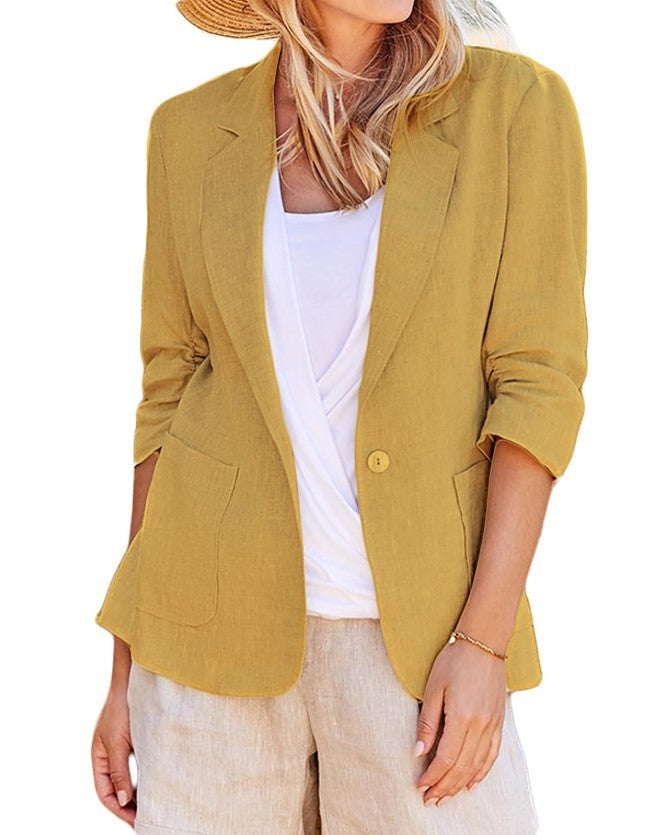 Ronald – Single-breasted Suit with Solid Color