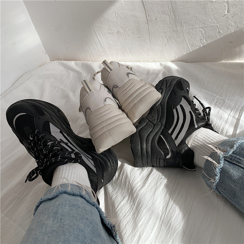 Harriet – Reflective Platform Sneakers