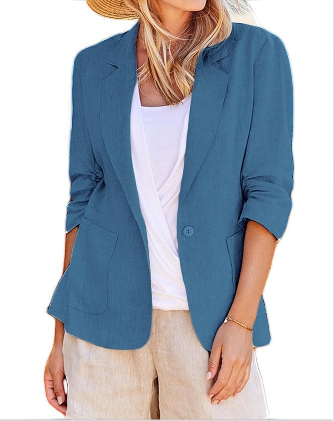 Ronald – Single-breasted Suit with Solid Color
