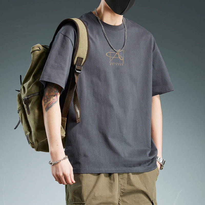 Malcolm – Loose Cotton Short Sleeve Top