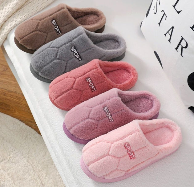 Natasha – Cozy Non-slip Vegan Suede Slippers
