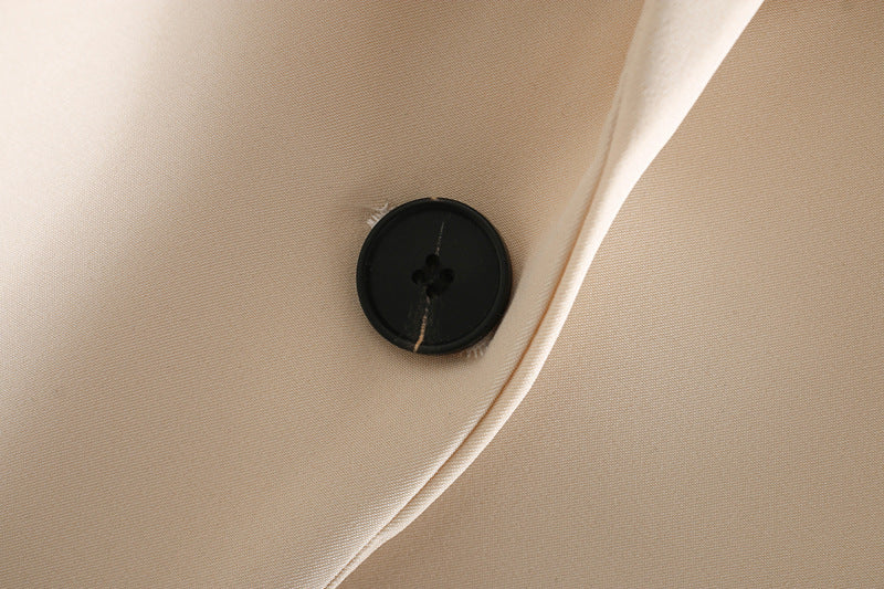 Warren – Beige One-Button Blazer