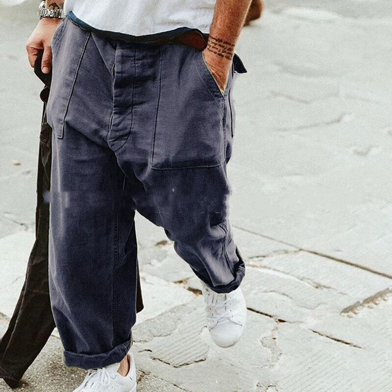 Robert – Loose Retro Casual Hobo Pants