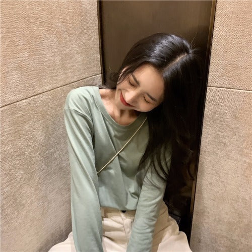 Carly – Long Sleeve Vegan Two-Piece Top