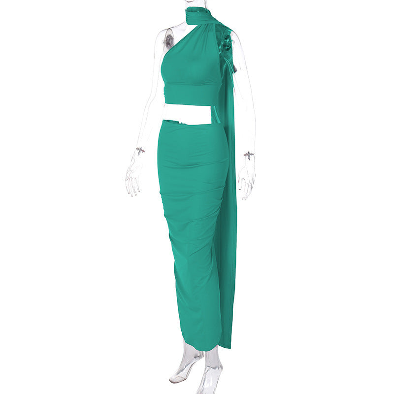 Natalie – Backless Tube Top with Pleated Skirt