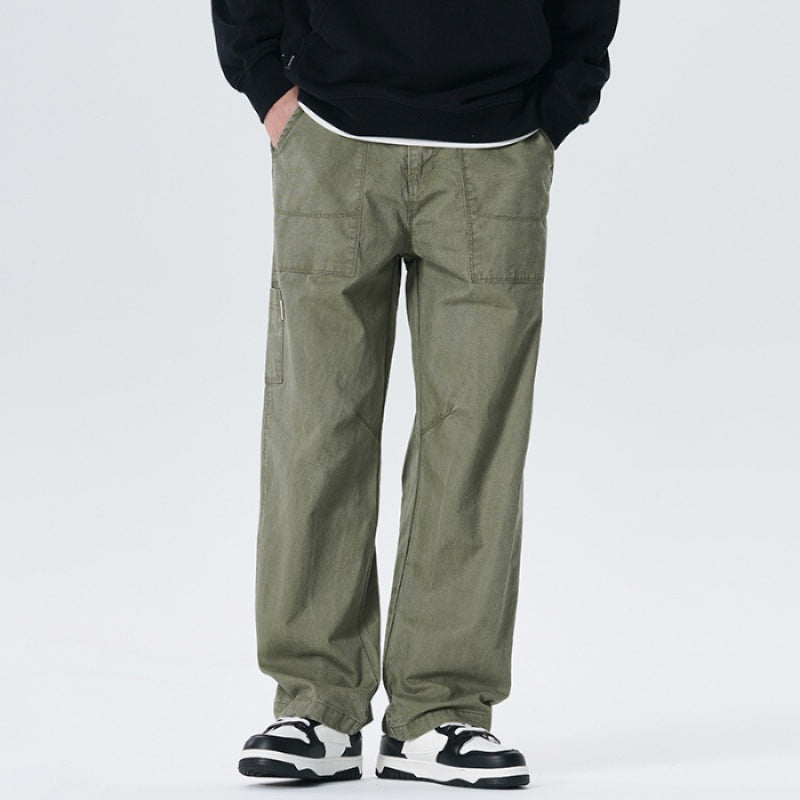 Roger – Loose Casual Cargo Pants with Multi-Pockets
