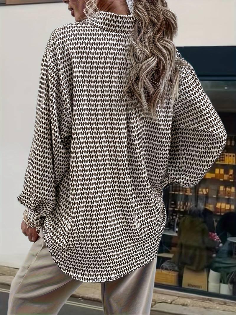 Gillian – Summer Printed Vintage Long Sleeve Cardigan