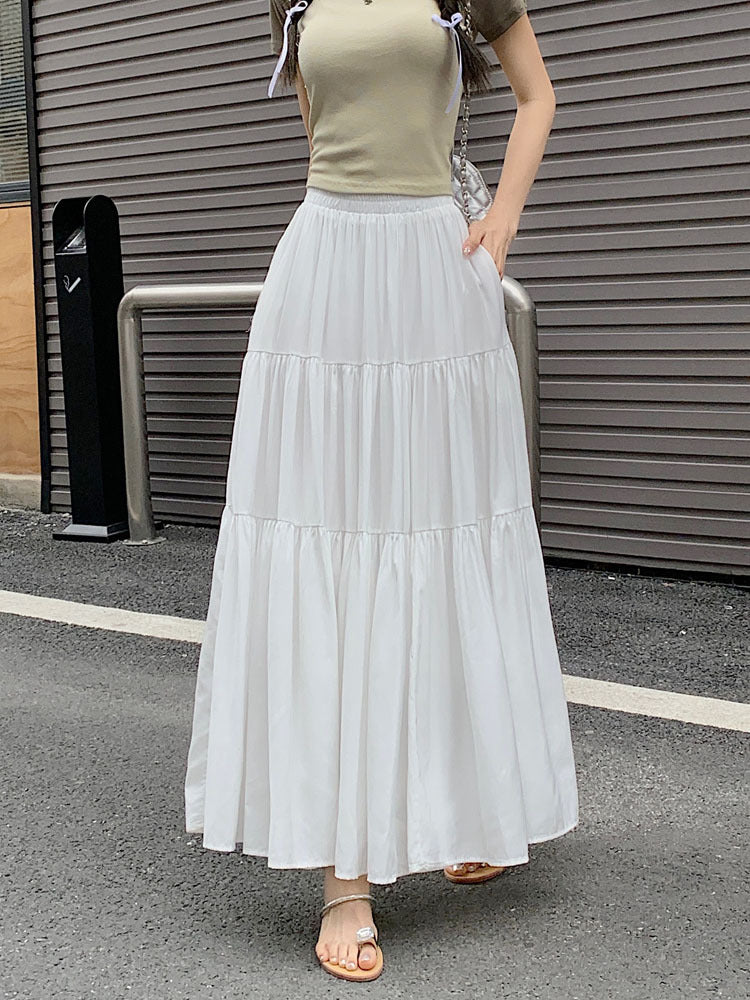 Georgina – Elegant Mid-length A-Line Skirt