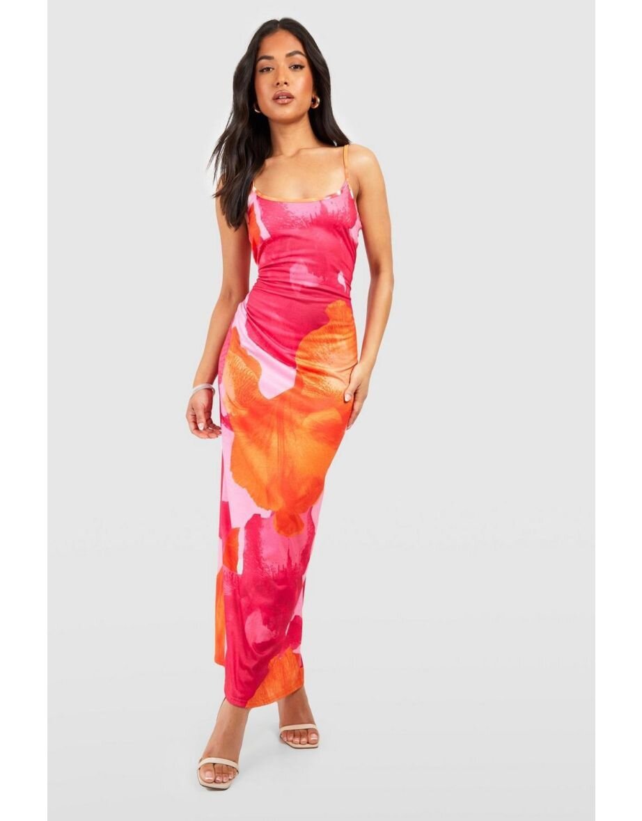 Angela – Women's Digital Print Suspender Dress