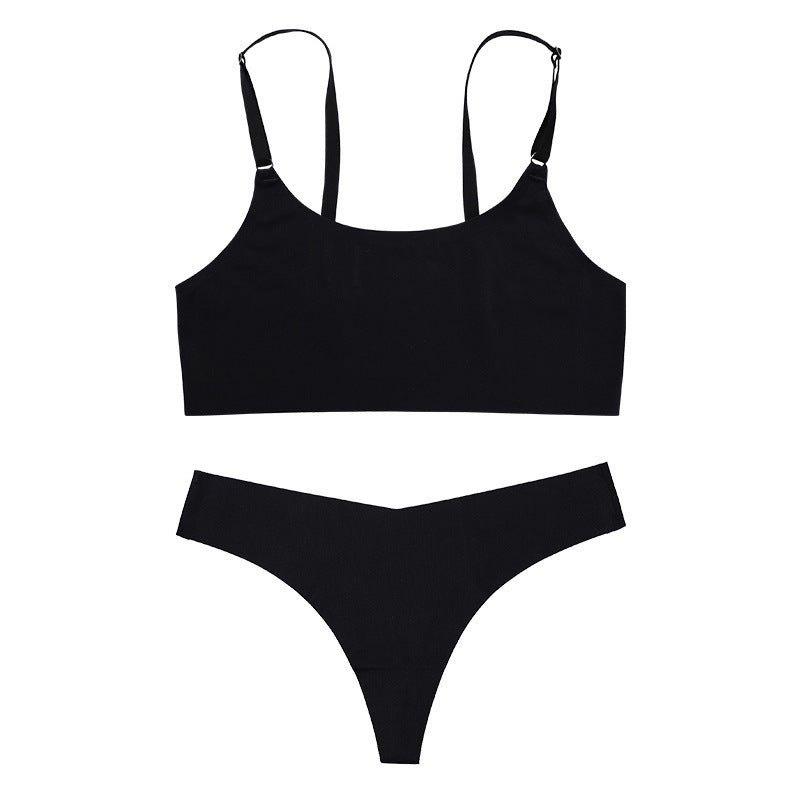 Grace – Seamless Ice Silk Lingerie Set
