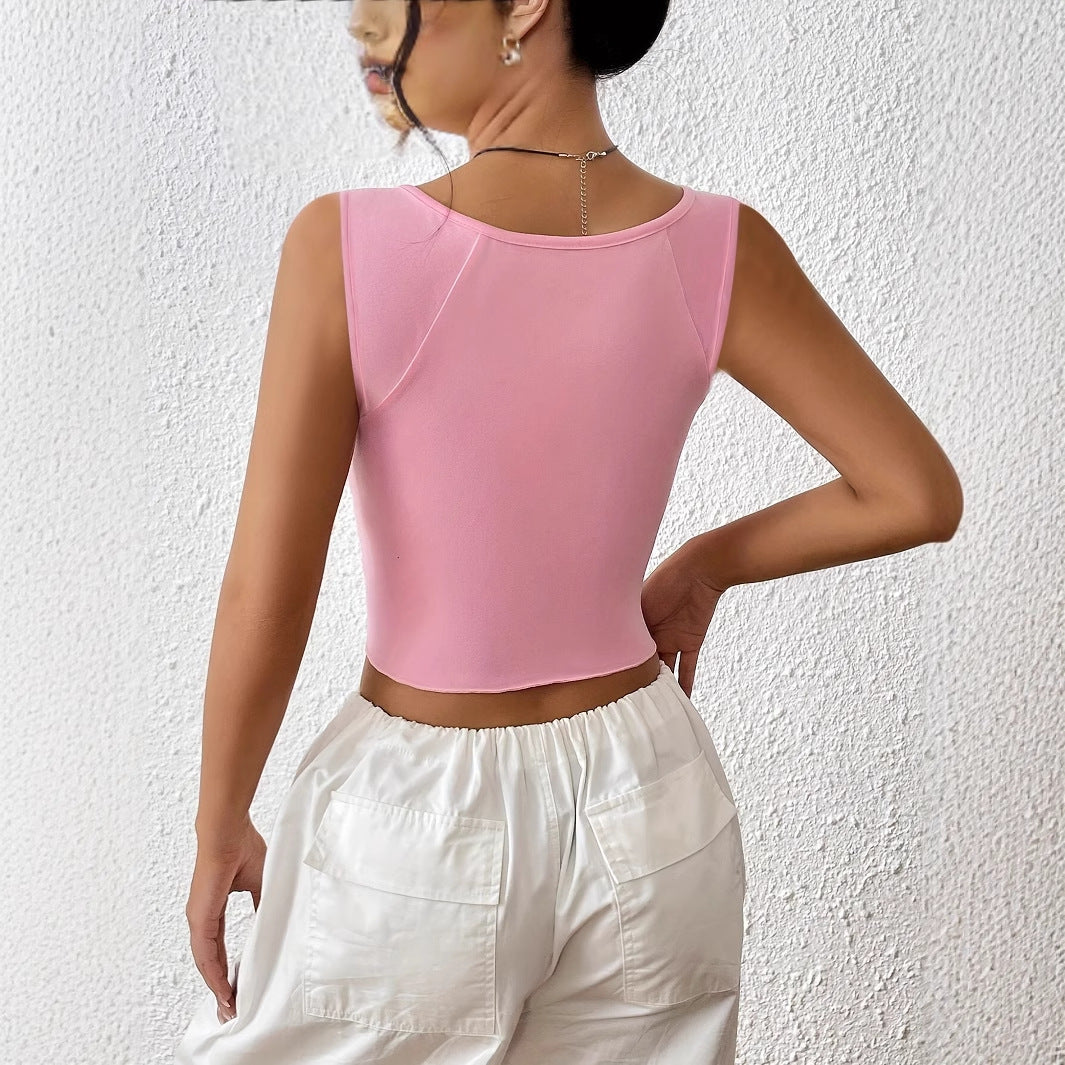 Audrey – Summer Camisole with Slit Hem