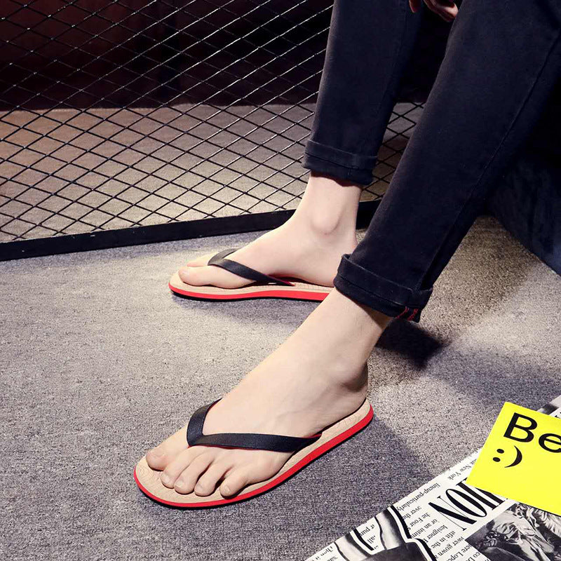 Oscar – Wood Grain Flip Flops