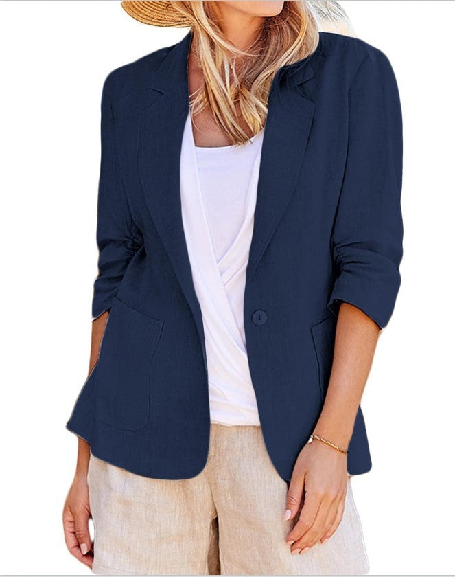 Ronald – Single-breasted Suit with Solid Color