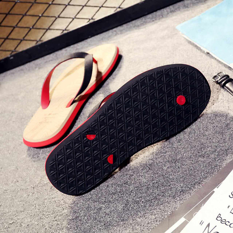 Oscar – Wood Grain Flip Flops