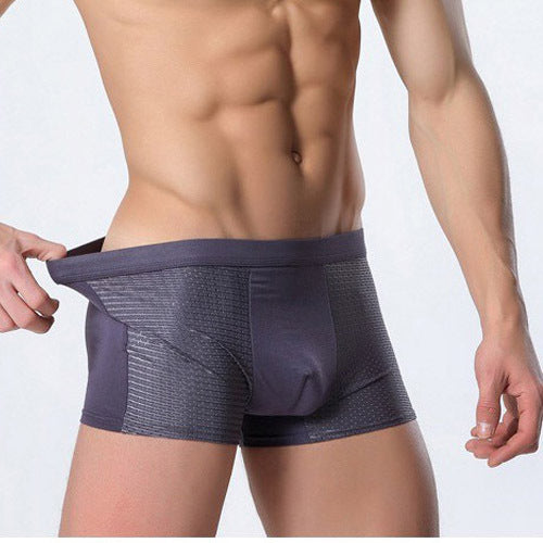 Bradley – Men's Mesh Boxer in Ice Silk