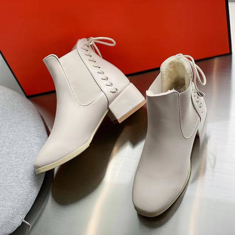 Esme – Velvet Warm Booties for Women