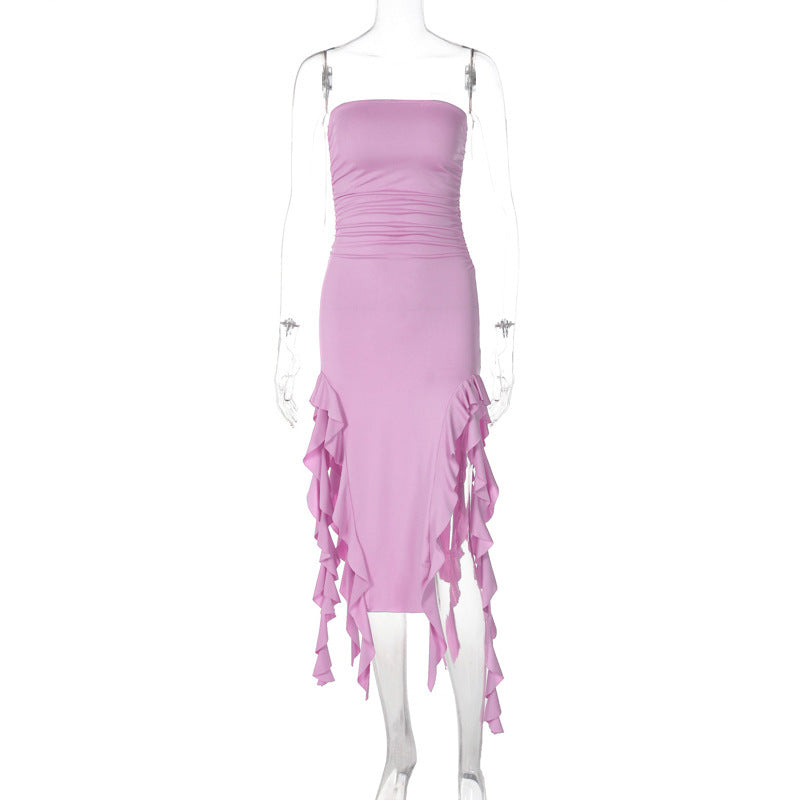 Holly – Irregular Wrap Dress