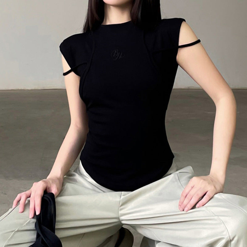 Shirley – Versatile Pullover Top with Irregular Hem