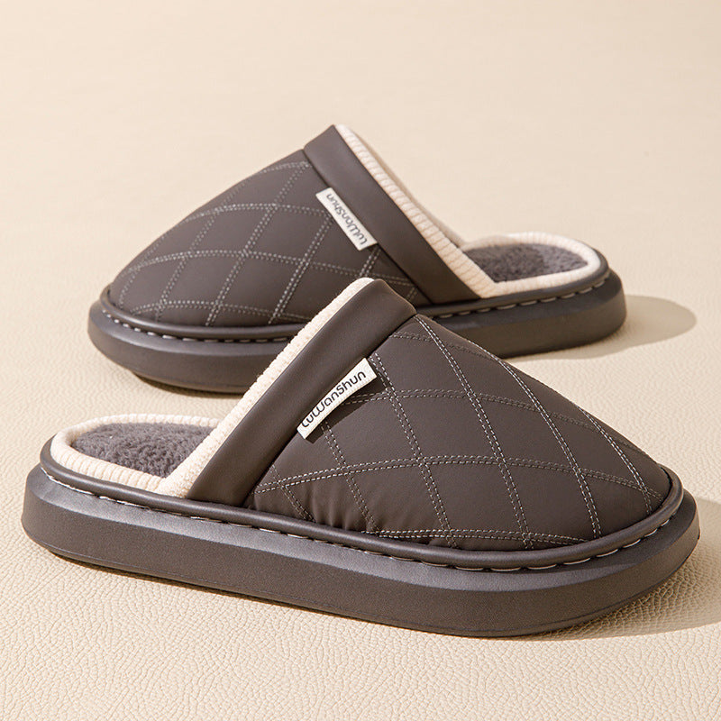 Sarah – Warm Plush Indoor Vegan Slippers