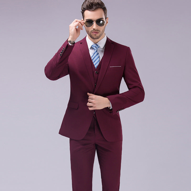 Phil – Men's Slim Suit with Retro Casual Style