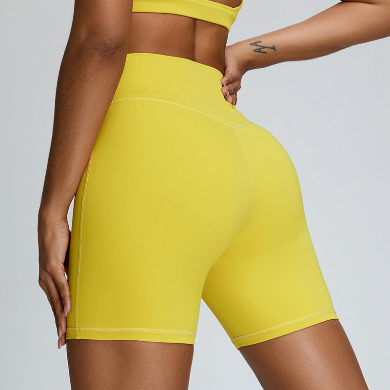 Sharon – High Waist Yoga Shorts with Belly Support