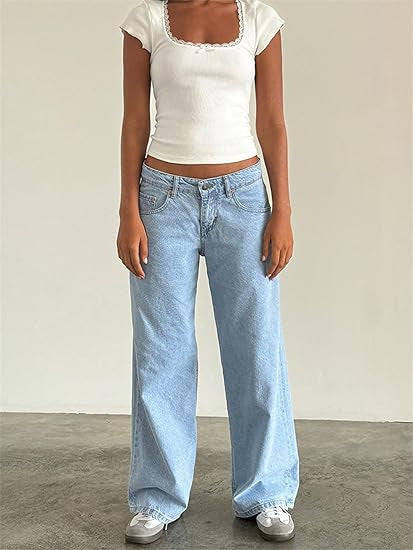 Mary – Wide Leg Denim Pants