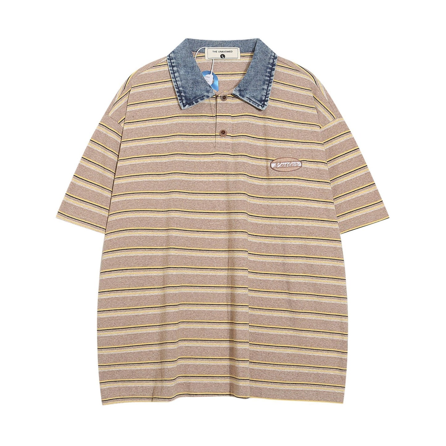 Ray – Vintage Stripe Short-sleeved Polo Shirt