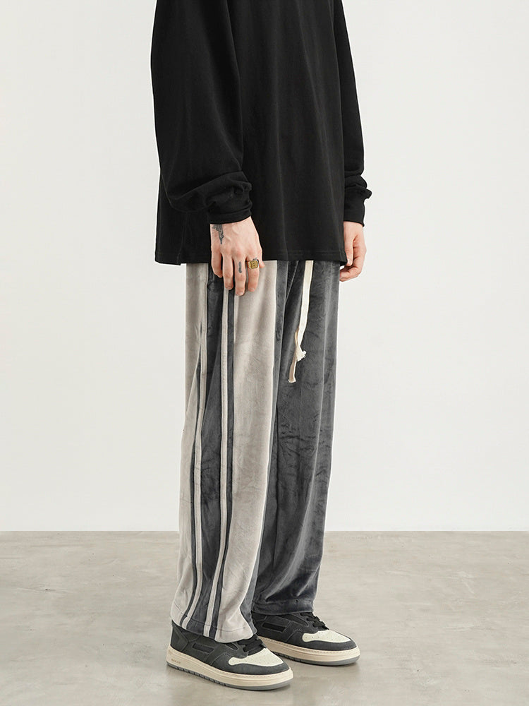 Jay – Casual Sports Wide Pants with Drawstring